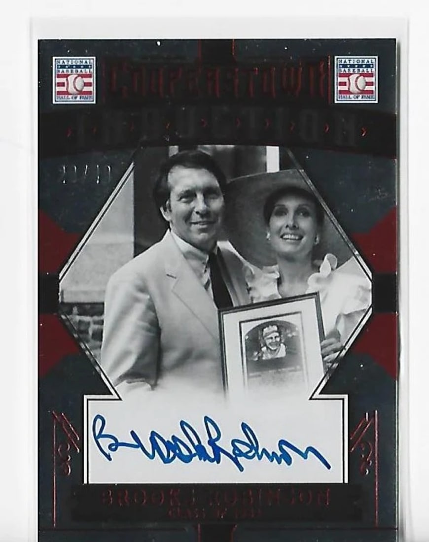 Strict Rules Use Only Words From Original Title No New Additions Allowed: Strict Rules Use Only Words From Original Title No New Additions Allowed Brooks Robinson 2015 Panini Cooperstown Induction #7 (20/49) Autograph Card. This autographed card features Brooks Robinson,
