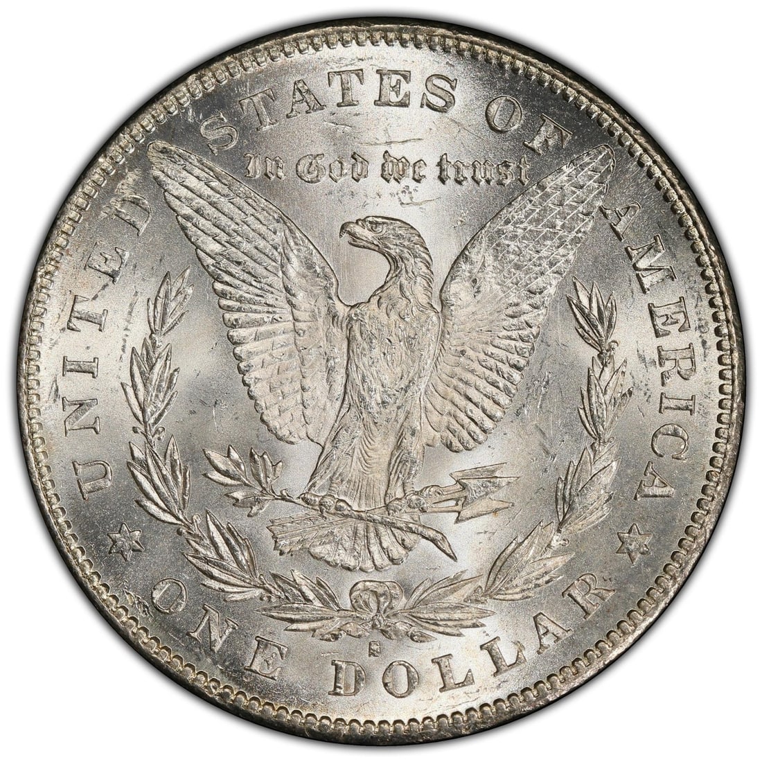 MS63 Morgan Dollar Reverse 1879 S - 3