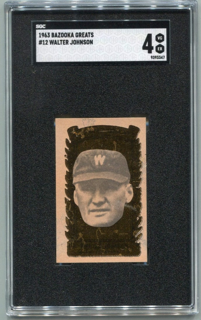 Johnson Walter 1963 card graded 4 (1 of 2)