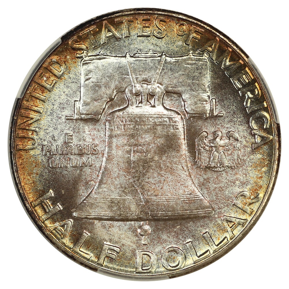 CACG MS67+ 50C Franklin Half Dollar - 4