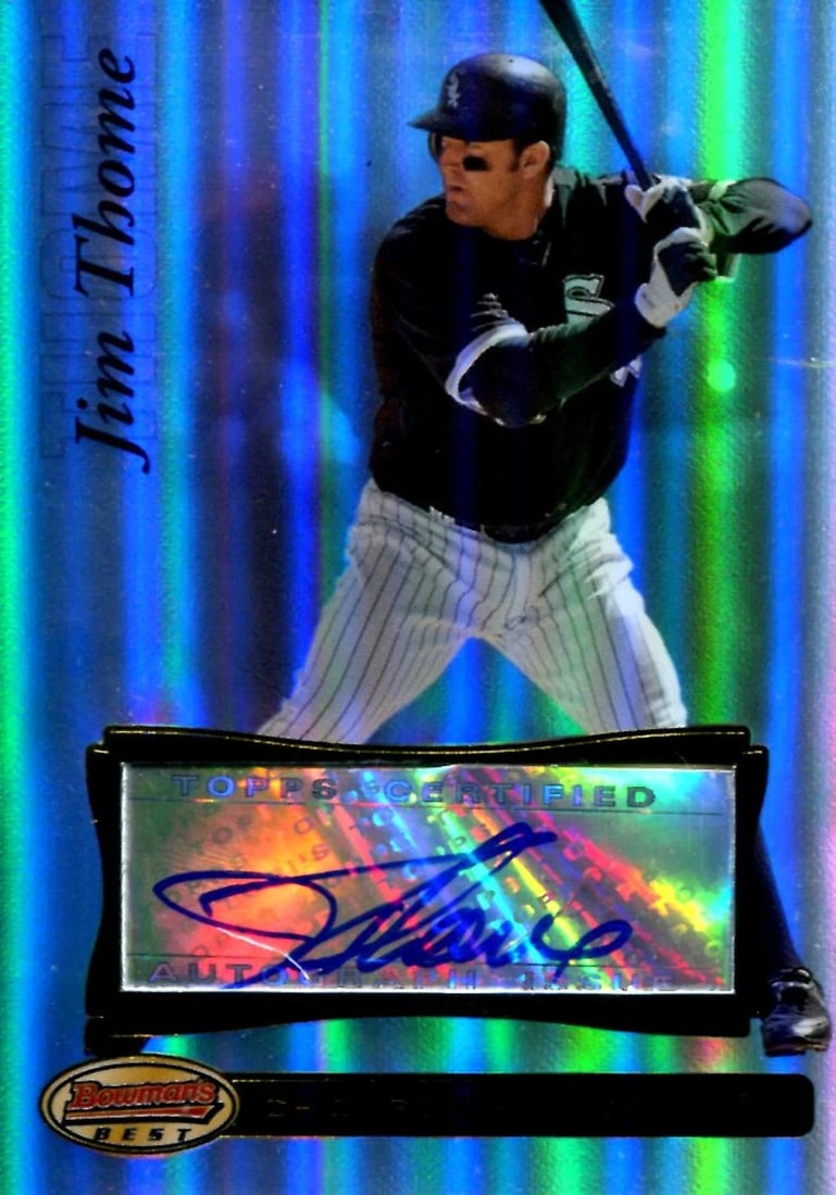 Topps Bowman's Best Autograph Card Jim Thome 2007 (1 of 2)