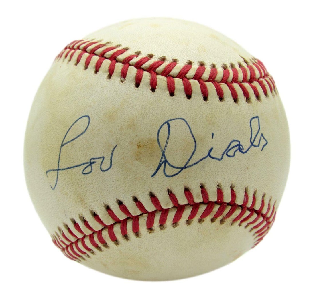 Signed Cleveland Giants Baseball Autographed Lou Rawlings (1 of 2)