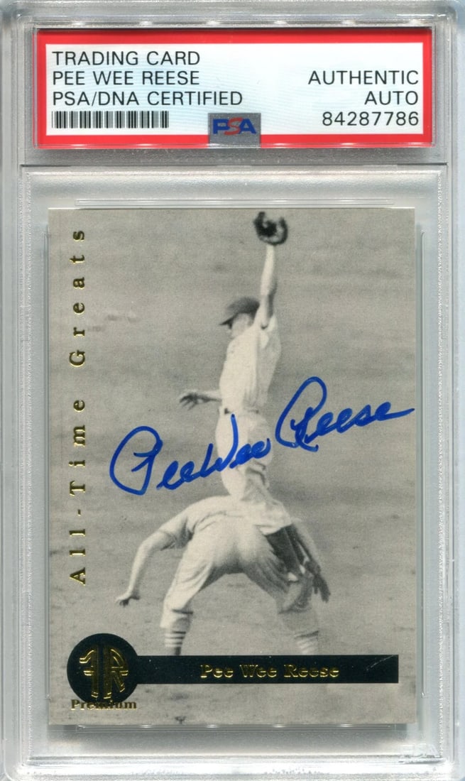 Pee Wee Reese signed 1994 PSA Card (1 of 1)