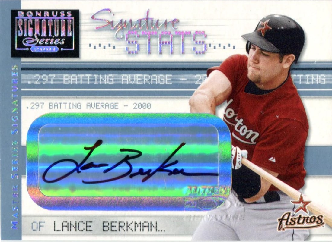 Lance Berkman autographed card (1 of 1)