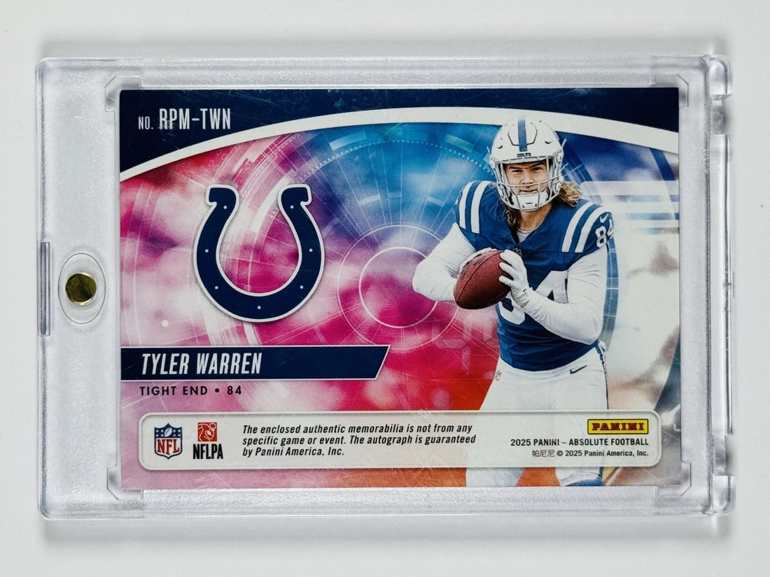TYLER WARREN ROOKIE PATCH AUTO - 2