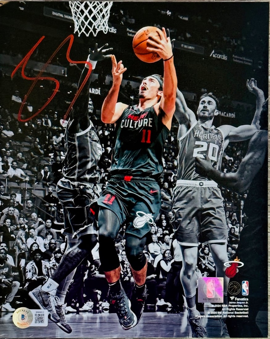Jaime Jaquez Jr Beckett Autographed 8x10 Photo: Jaime Jaquez Jr Beckett Autographed 8x10 Photo Exceptional Jaime Jaquez Jr Beckett Autographed available for auction. Review complete item specifications below for detailed information. Item Specifics