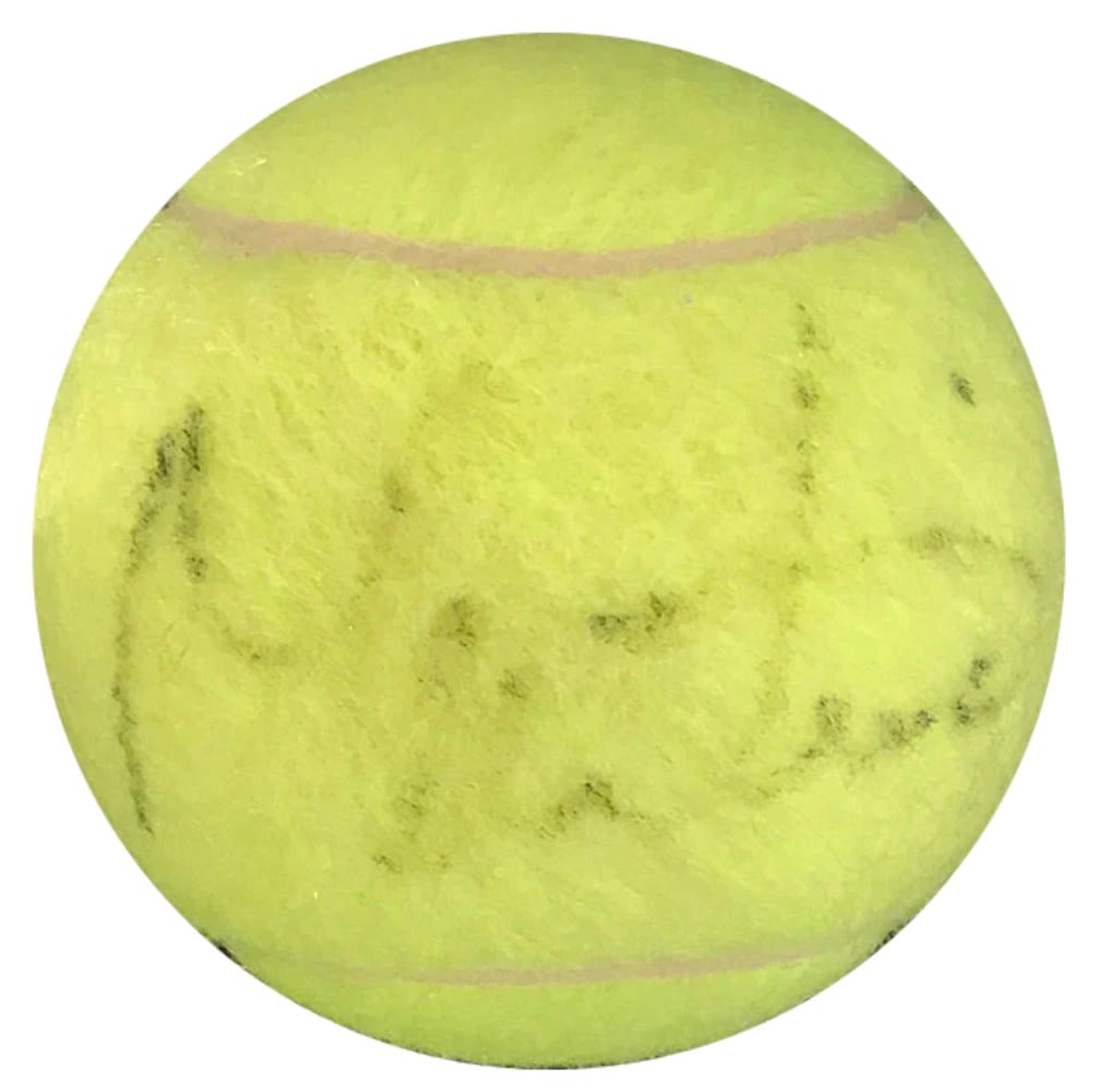 Navratilova Autographed Tennis Ball by Jsa: Navratilova Autographed Tennis Ball by Jsa Exceptional Navratilova Autographed Tennis Ball Jsa available for auction. Review complete item specifications below for detailed information. Item