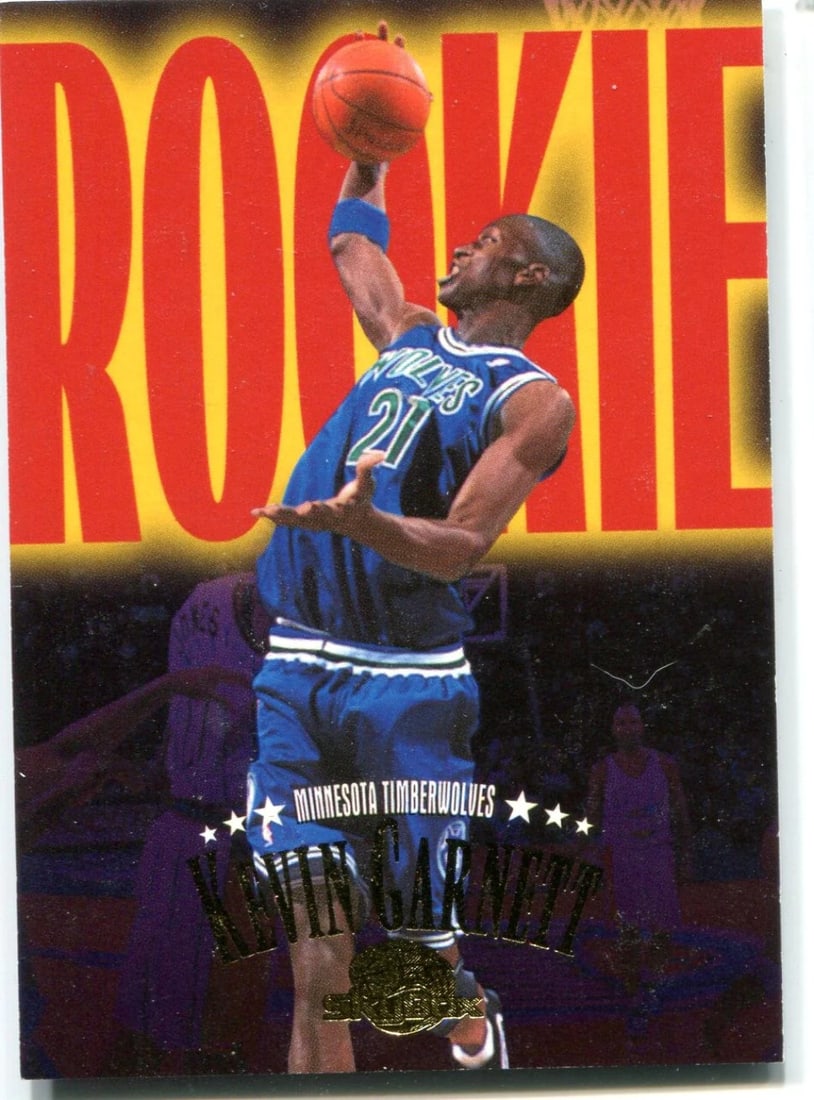 Skybox Card Rookie 1996 Kevin Garnett: Skybox Card Rookie 1996 Kevin Garnett Skybox Card Rookie 1996 Kevin Garnett. This card features an autograph from Kevin Garnett, a talented basketball player who made his mark on the sport in the