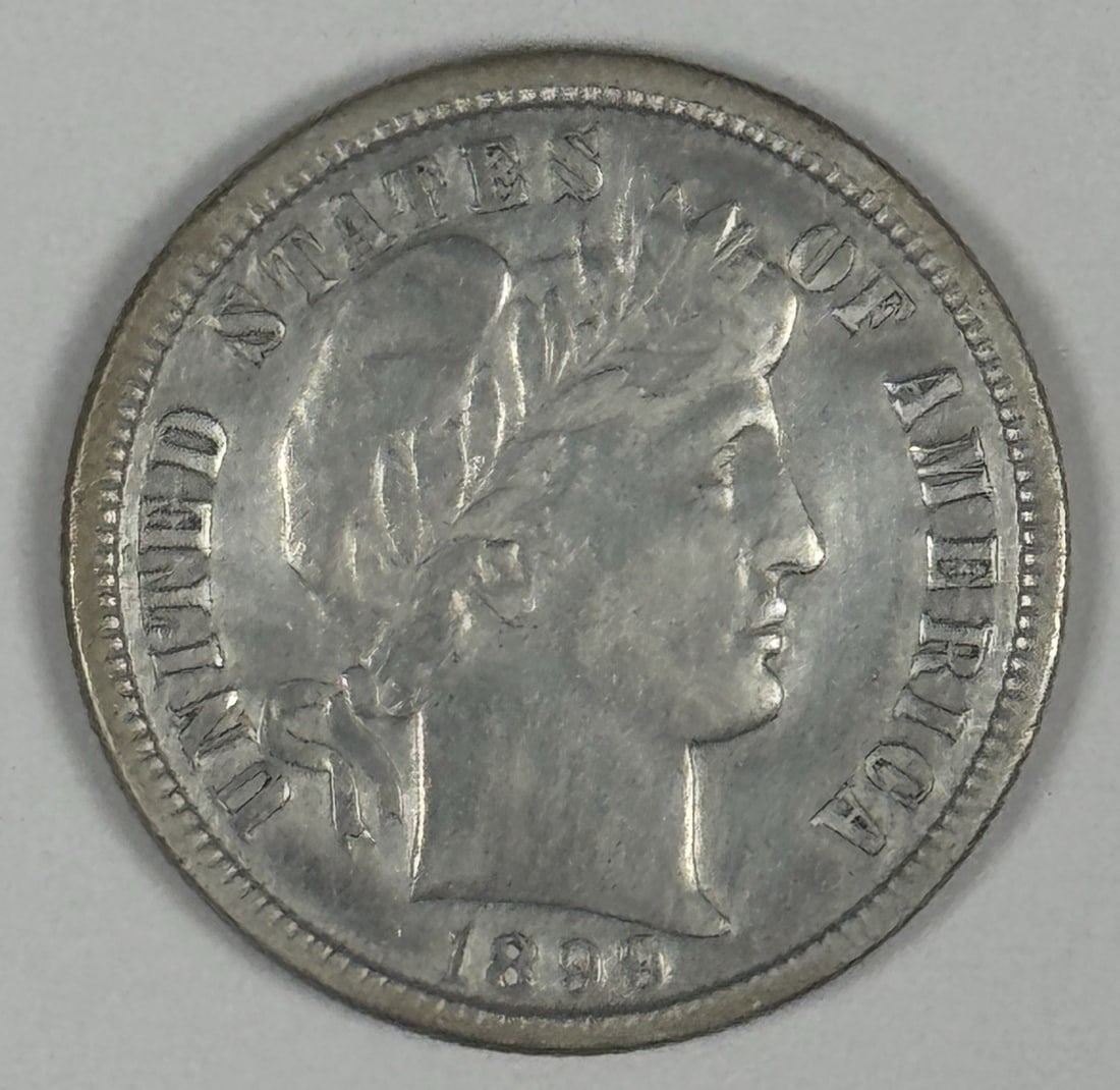 BARBER DIME XF: BARBER DIME XF The Barber Dime XF is a circulated 1899 coin with a silver composition and minted in New Orleans. Notably, this coin has not been certified by an independent third party, making its con