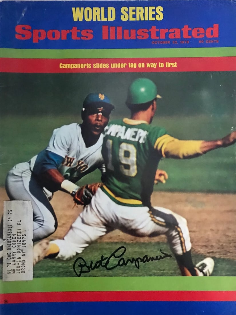 Campaneris Signed Sports Illustrated October 22 1973: Campaneris Signed Sports Illustrated October 22 1973 Exceptional Campaneris Signed Sports Illustrated October available for auction. Review complete item specifications below for detailed