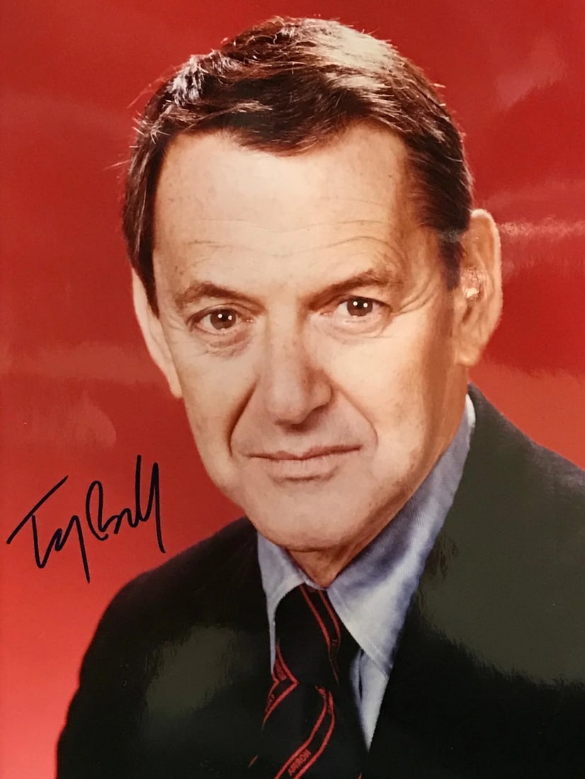 Celebrity Photo By Autographed Tony Randall: Celebrity Photo By Autographed Tony Randall Tony Randall's charismatic presence shines through in this autographed 8x10 celebrity photo, signed in blue sharpie across the front. A notable piece for