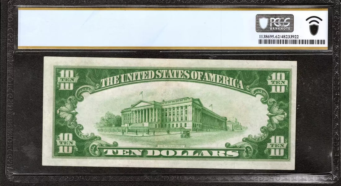GOLD CERTIFICATE NOTE CURRENCY - 2