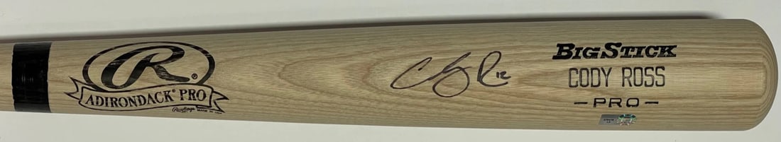 Ross Autographed MLB Baseball Bat - 3