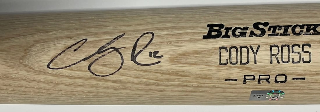 Ross Autographed MLB Baseball Bat - 4