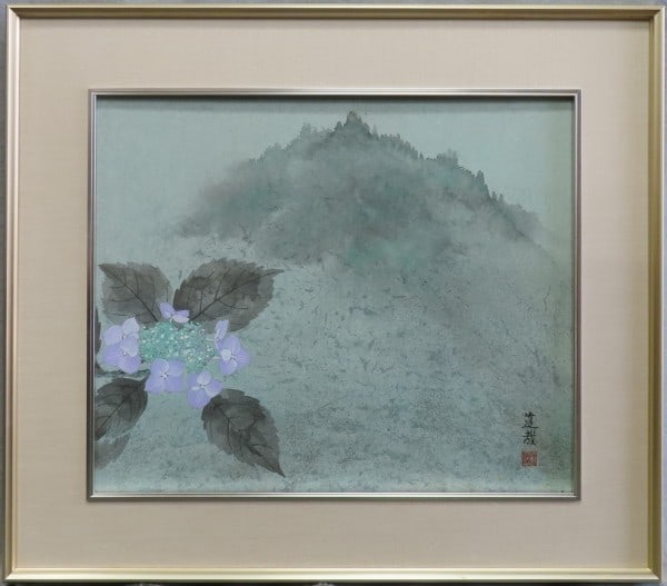Hydrangea Trees Forest Frame Paintings By Tatsuya Ishiodori (1 of 4)
