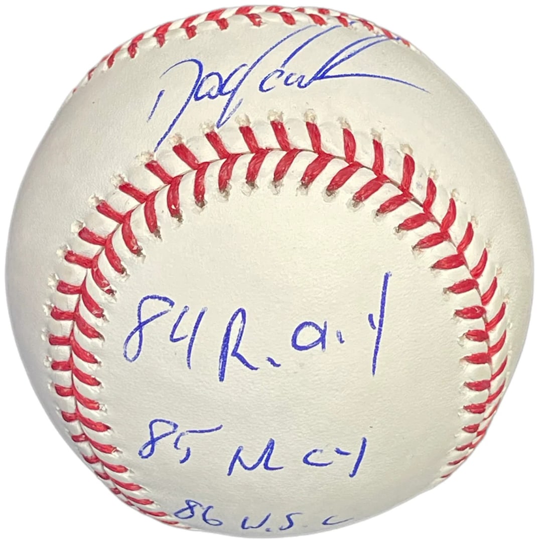 Multi Inscribed Autographed Baseball Signed By Dwight Gooden: Multi Inscribed Autographed Baseball Signed By Dwight Gooden Authentic multi-inscribed autographed baseball signed by Dwight Gooden. Inscribed with notable achievements from his illustrious career, in