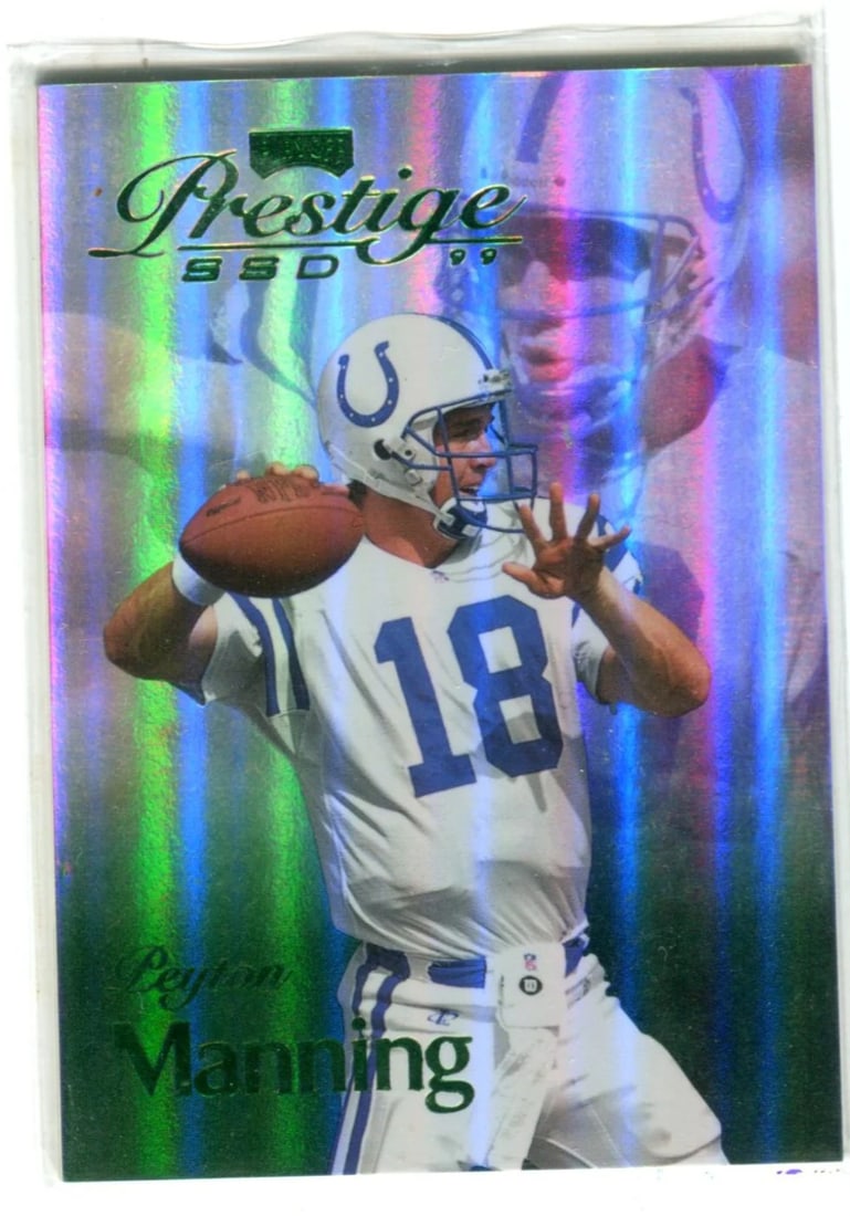 Prestige Peyton Manning 1999 Playoff #BO53 Card (1 of 2)