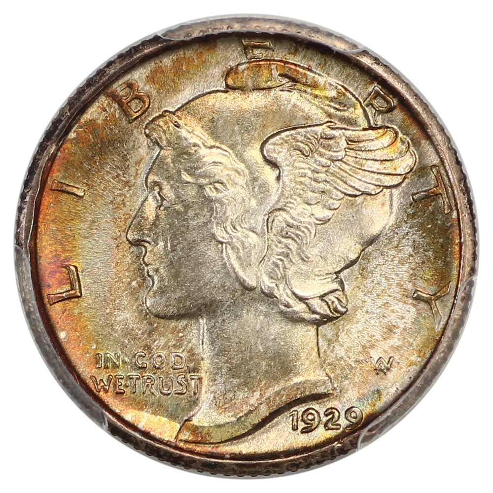MS67 10C PCGS - 3