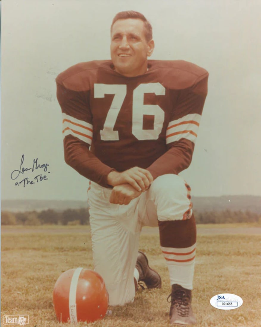 Groza Toe The Lou Autographed 8x10 Photo (1 of 1)