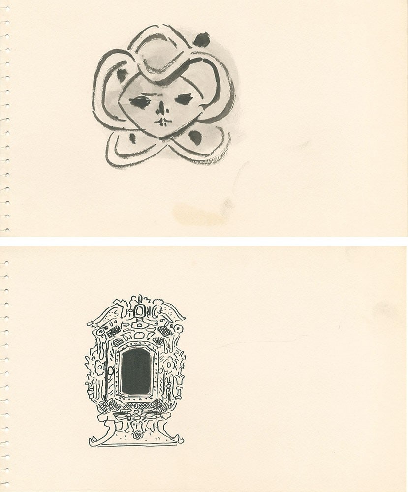 Asahi Bungei Ogi Taro Illustrations 43 Japanese Art (1 of 1)