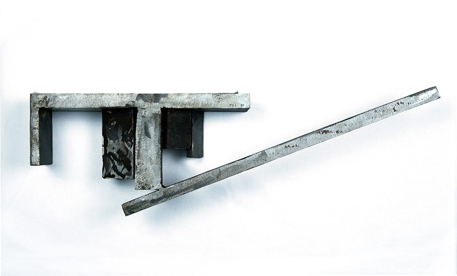 Steel Sculpture by Japanese Artist Signed Contemporary Art Piece 1991 (1 of 13)