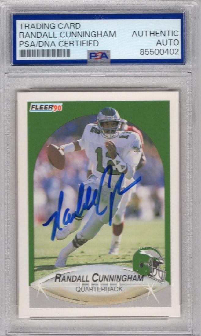 Fleer Authentic Auto PSA Cunningham 1990 (1 of 2)