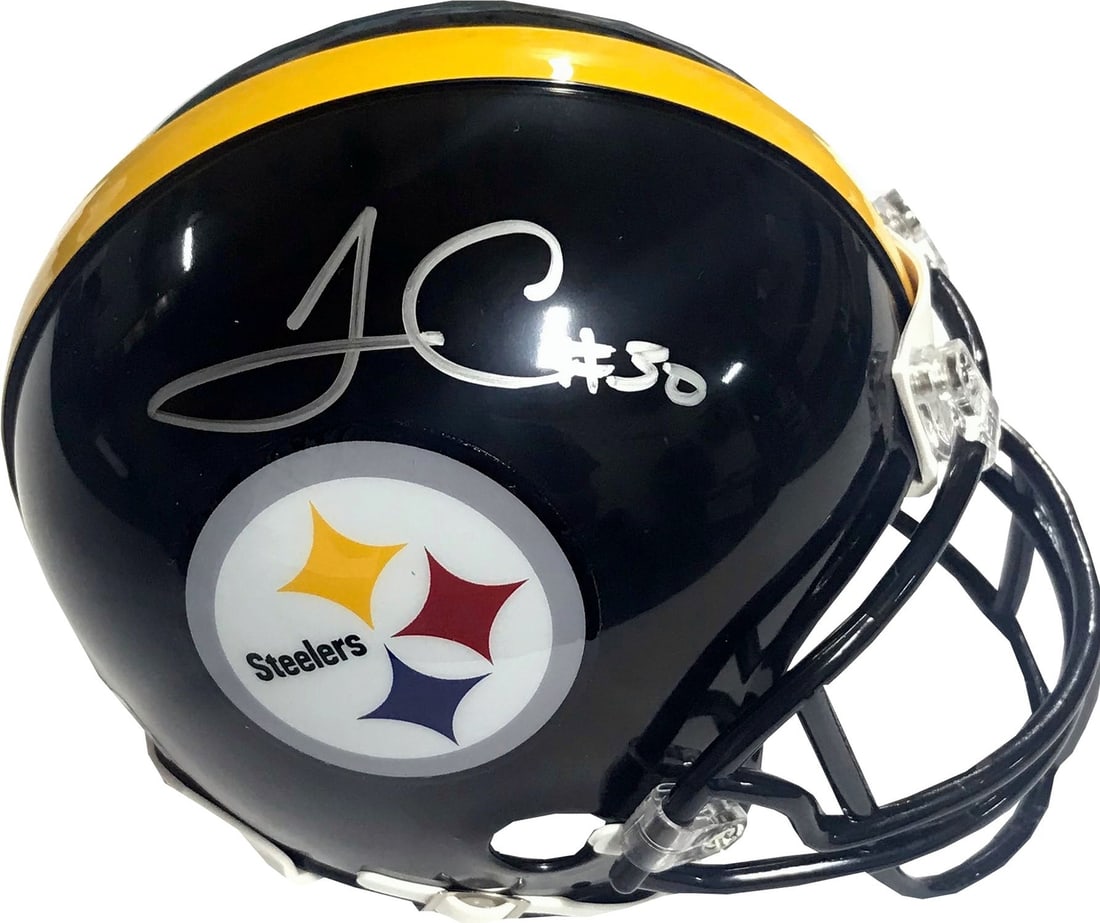 Pittsburgh Steelers Mini Helmet Autographed By James Conner Fanatics (1 of 1)