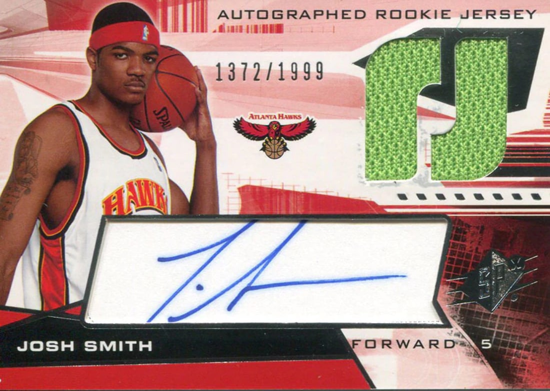 Smith Josh Autographed Jersey Card 2004 Upper Deck Rookie: Smith Josh Autographed Jersey Card 2004 Upper Deck Rookie Exceptional Smith Josh Autographed Jersey Card available for auction. Review complete item specifications below for detailed information.