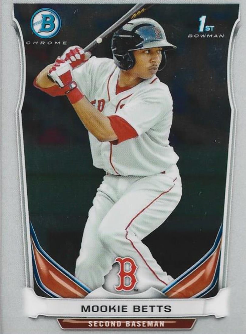 Mookie Betts 2014 Chrome Card (1 of 1)