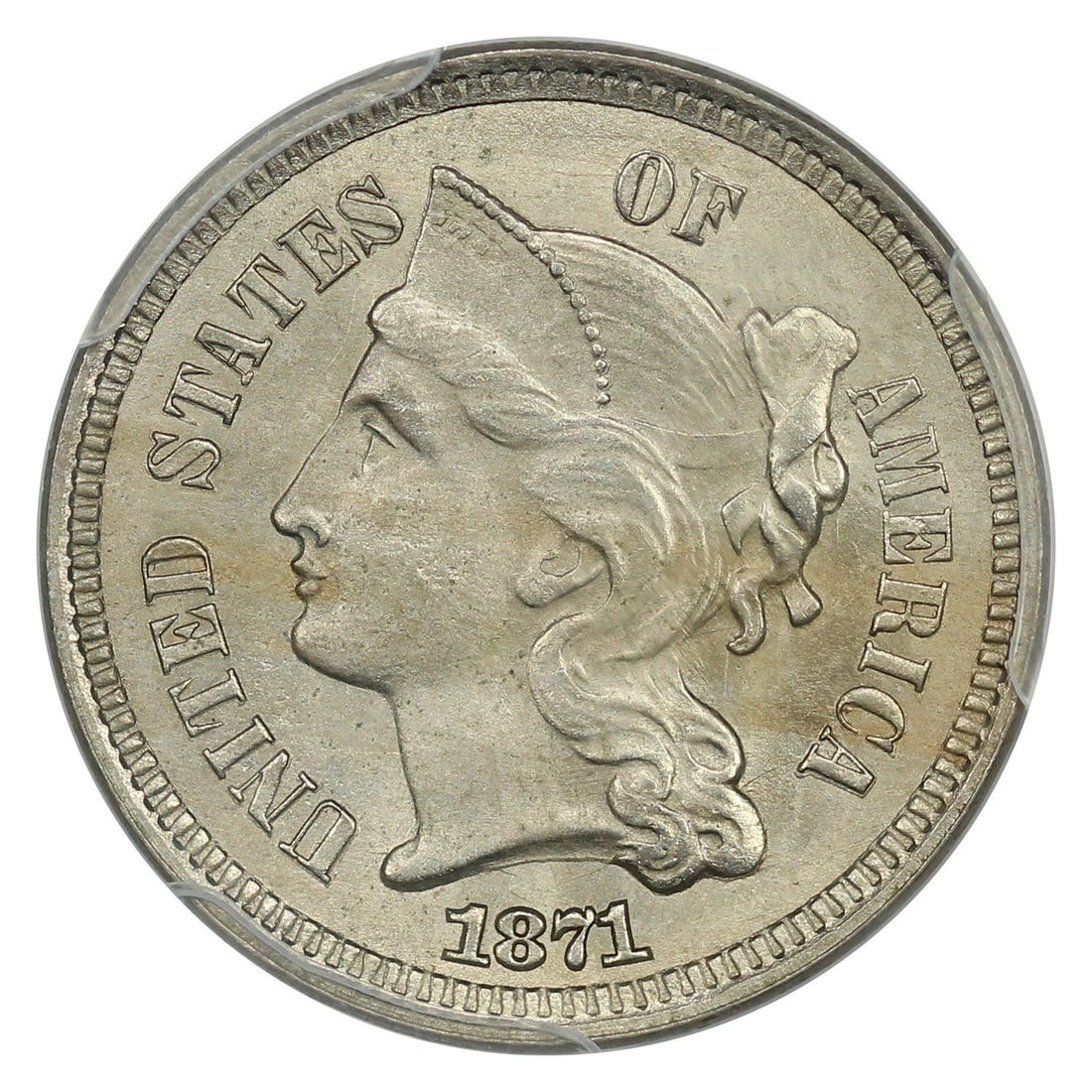 Three Cent Nickel MS64 - 3