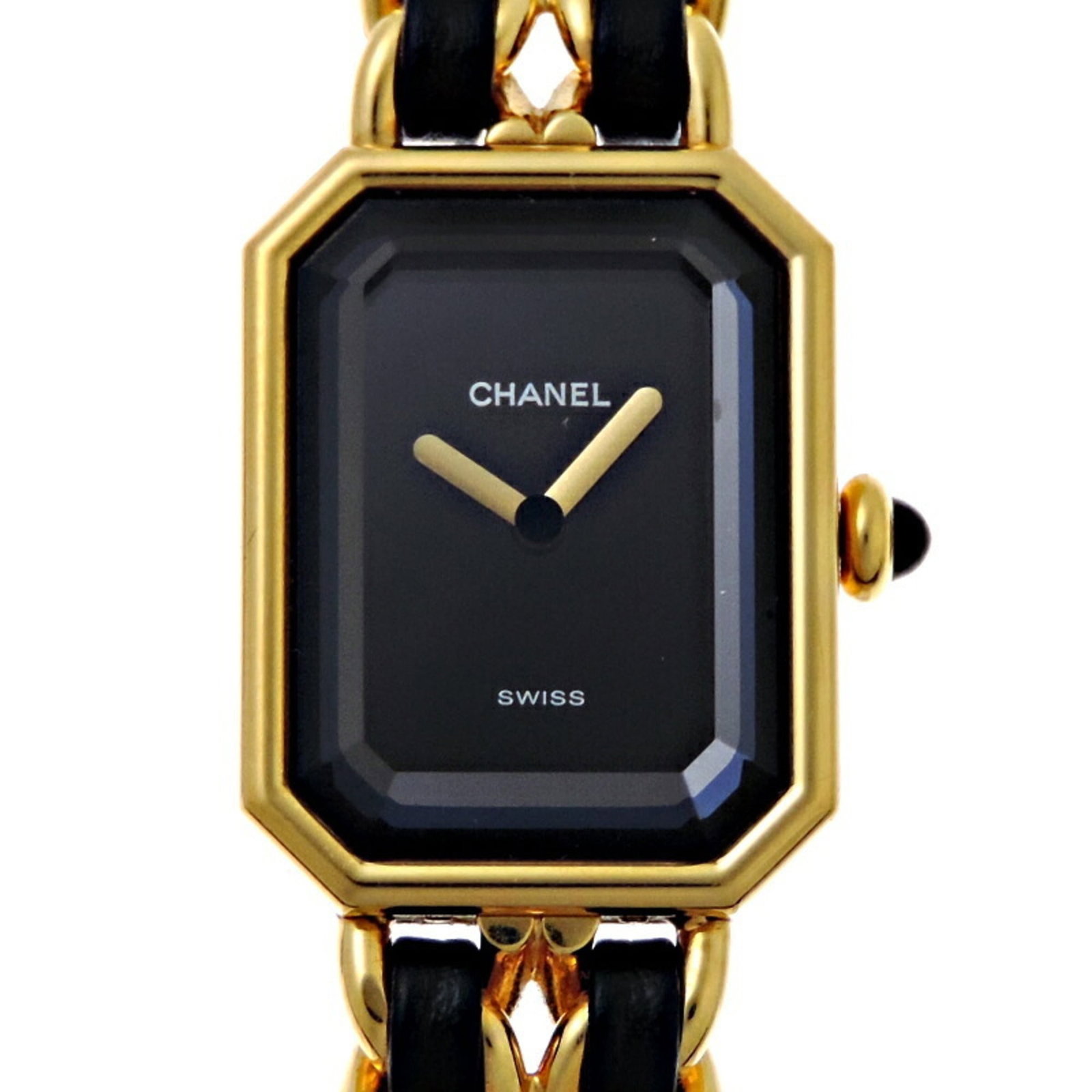 Rule Strict Watch Wrist Chanel: Rule Strict Watch Wrist Chanel This sleek and sophisticated Chanel Rule Strict watch boasts a striking black dial and stainless steel case and band, perfect for making a statement. With its 20mm diame