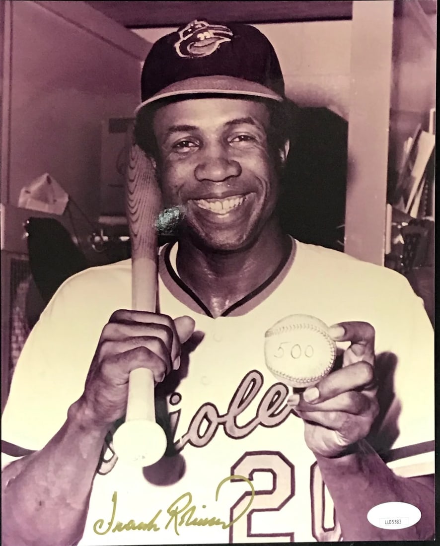 Robinson Frank Autographed 8x10 Photo Baseball (1 of 1)
