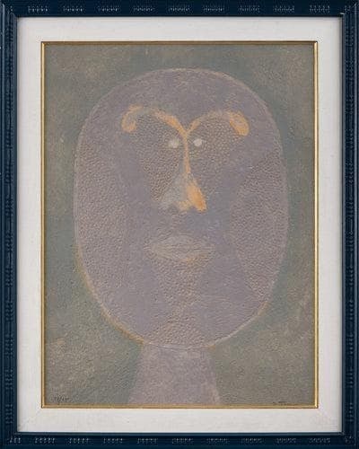 Tamayo Etching Signed Violeta Cabeza Rufino ED75 1976: Tamayo Etching Signed Violeta Cabeza Rufino ED75 1976 Signed etching by Mexican Modernist artist Rufino Tamayo, this large-scale print features a portrait in bold and expressive lines. Produced in 197