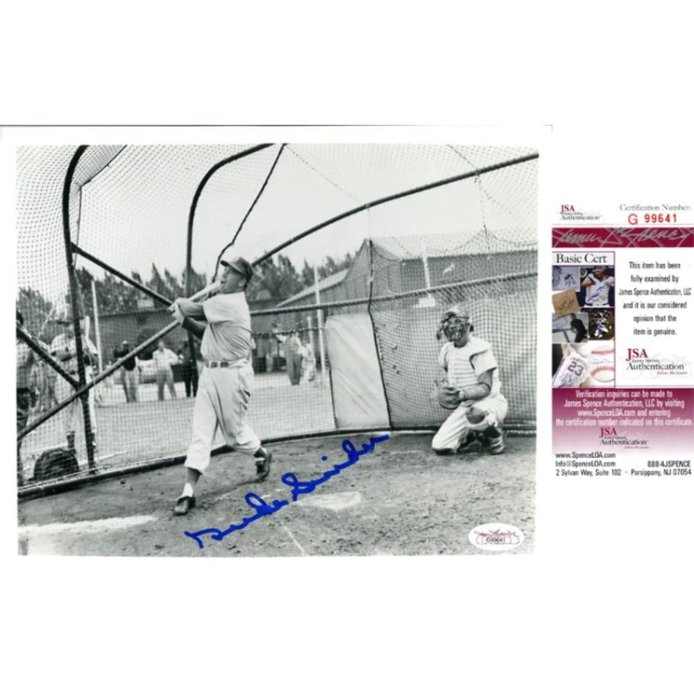 Duke Snider Signed Photo (1 of 1)