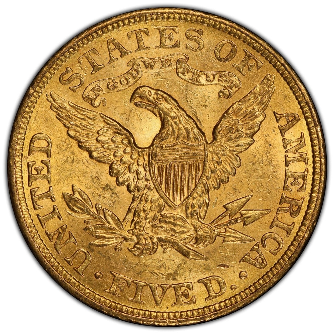 $5 Liberty Head Half Eagle MS63+ - 4