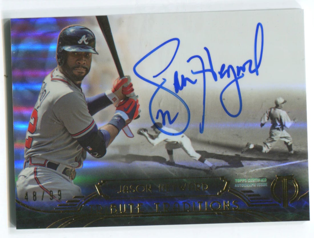 Strict Tribute Topps Jason Heyward Autographed Card 48 of 99 (1 of 1)
