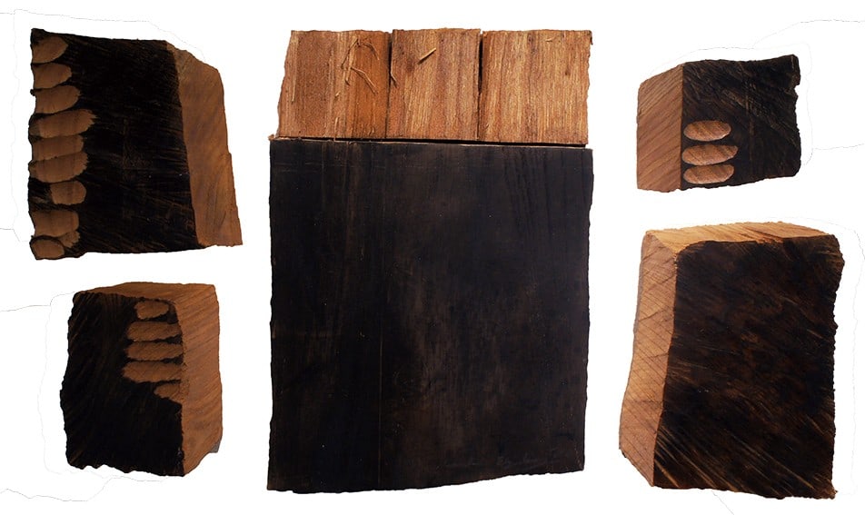 Koichi Ebizuka 1988 signed acrylic sculpture set wood five: Koichi Ebizuka 1988 signed acrylic sculpture set wood five Koichi Ebizuka's 1988 acrylic sculpture set on wood showcases the artist's unique blend of abstract contemporary style. This piece features f