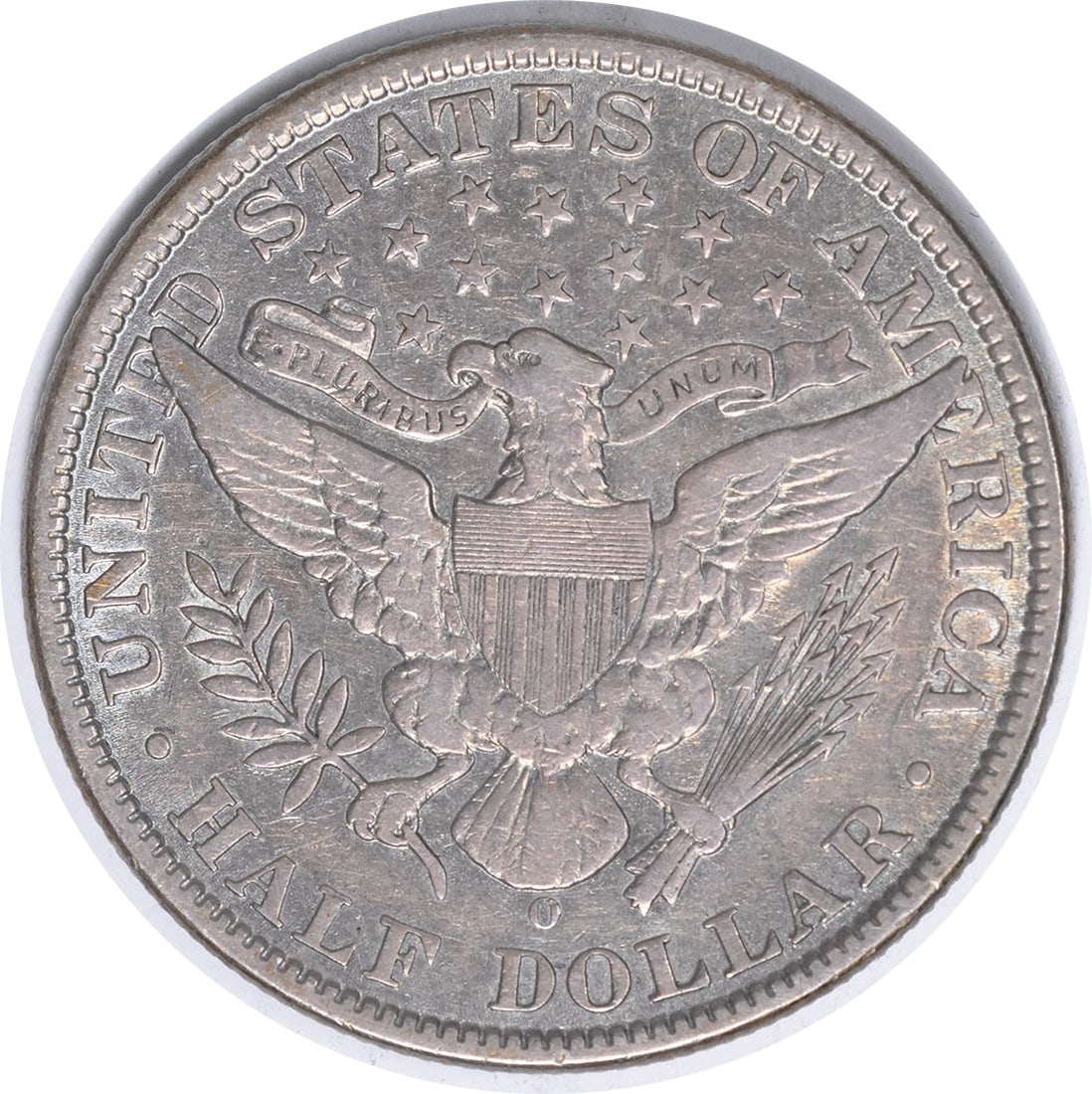 Barber half dollar silver 1908 uncirculated - 2