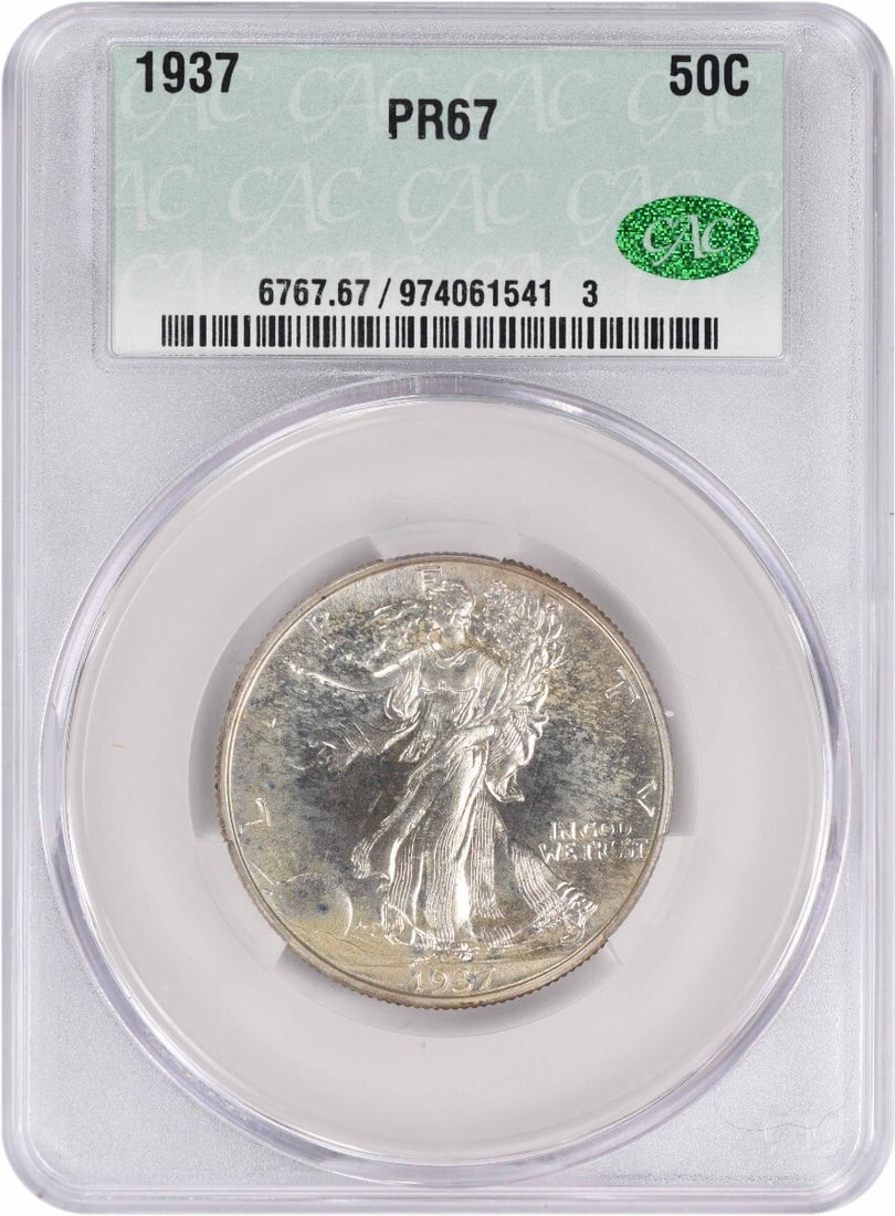 Strict Rules Walking Liberty Half Dollar 1937 Cac Pr67: Strict Rules Walking Liberty Half Dollar 1937 Cac Pr67 The Strict Rules Walking Liberty Half Dollar 1937 CAC PR67 boasts its striking design and exceptional condition. Certified by the Coin Authentica