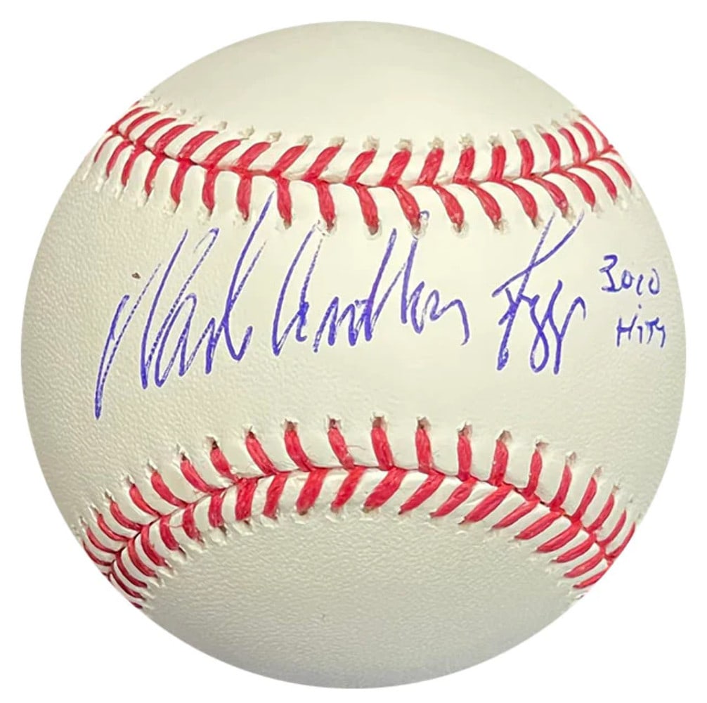 Anthony Boggs Wade 3010 Hits Autographed Baseball JSA (1 of 2)