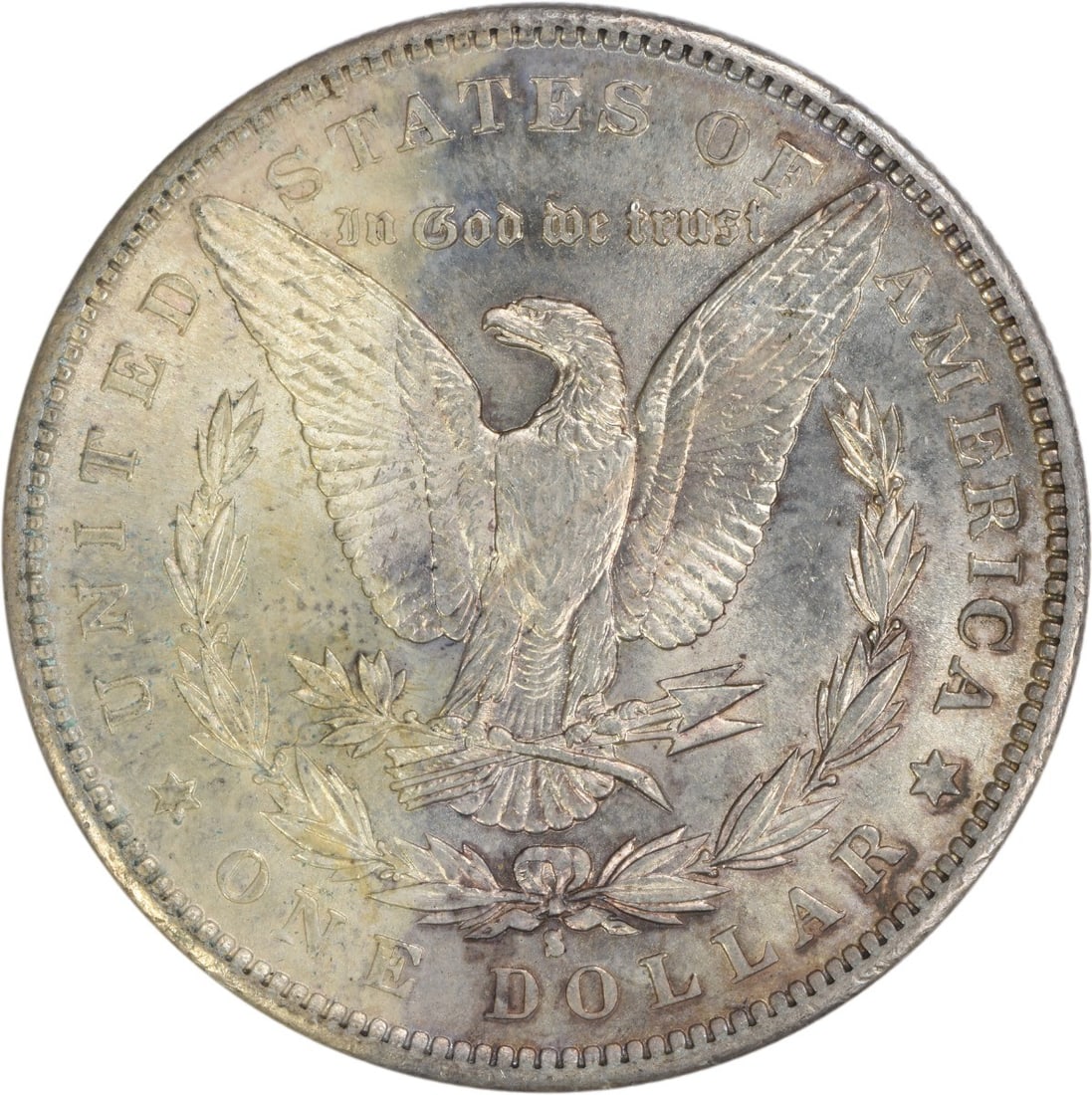 Silver dollar 1890 morgan slider unc cert - 2