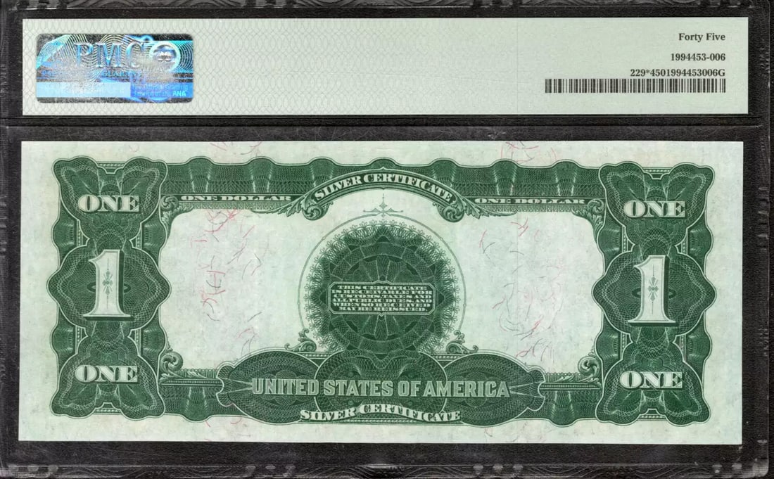 STAR NOTE CHOICE FR SILVER 1899 EAGLE PMG 176B - 2