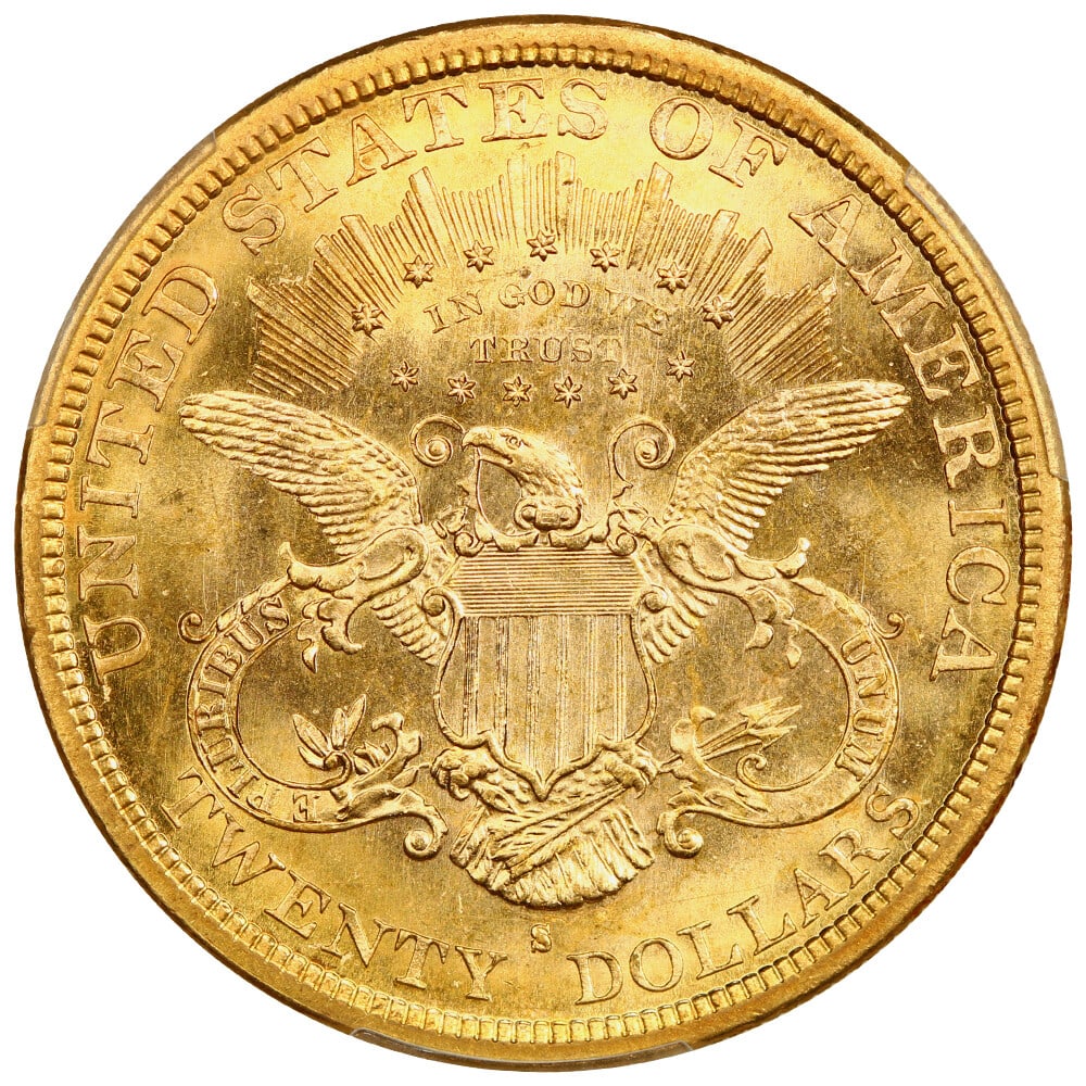 PCGS MS63 ex D L Hansen $20 - 4