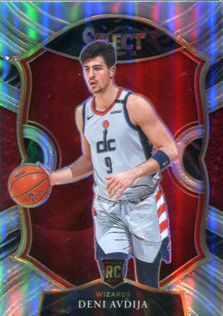Select Concourse Panini Deni Avdija Rookie Card 2020 Silver #69: Select Concourse Panini Deni Avdija Rookie Card 2020 Silver #69 Deni Avdija's rookie card from the 2020 Panini Select Concourse series boasts a sleek silver finish and stands out as #69 in this highly