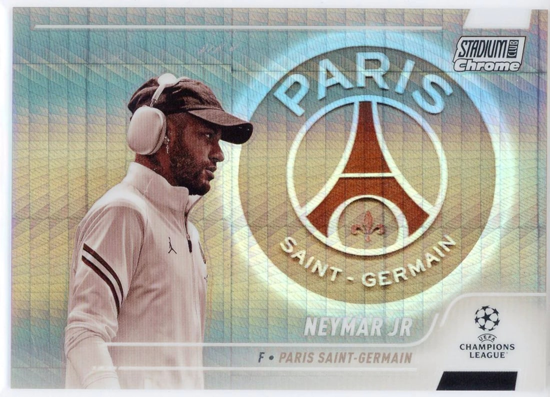 Topps Stadium Club Chrome Card #100 by Neymar Jr (1 of 2)