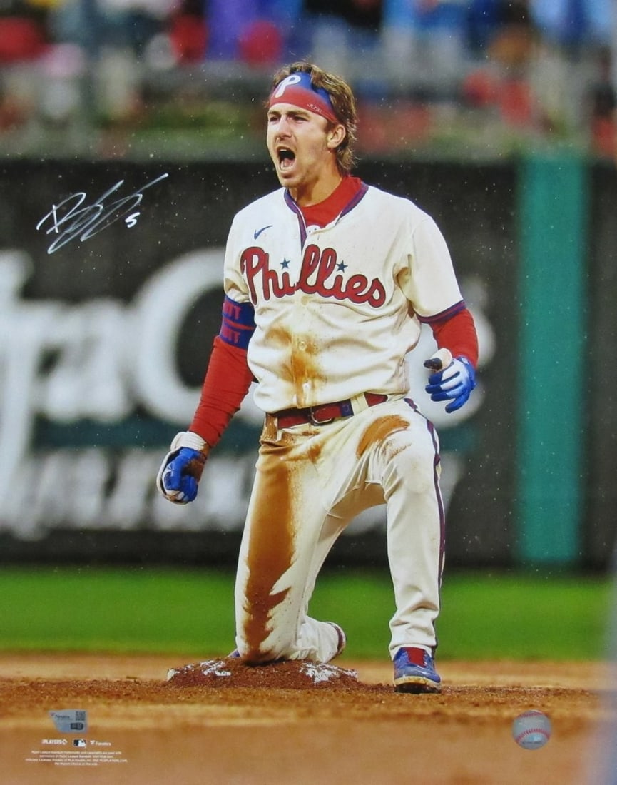 Signed Photo Bryson Stott Phillies Fanatics: Signed Photo Bryson Stott Phillies Fanatics Authentic Bryson Stott signed photo from Fanatics Authentic. This official photo features the talented Phillies player, showcasing his likeness and adding a