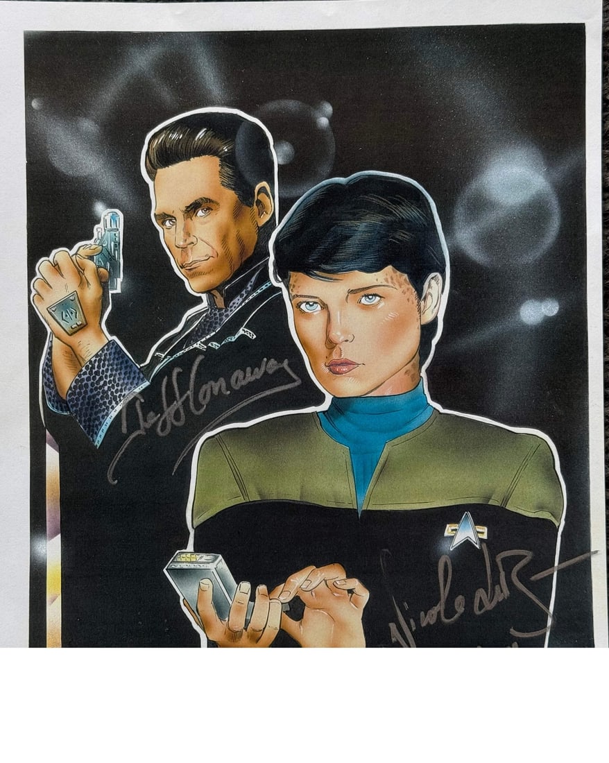 STRICT RULES apply to autographed print by Jeff Conaway and Nicole DeBoer.: STRICT RULES apply to autographed print by Jeff Conaway and Nicole DeBoer. Exceptional Jeff Conaway Nicole available for auction. Review complete item specifications below for detailed information. It