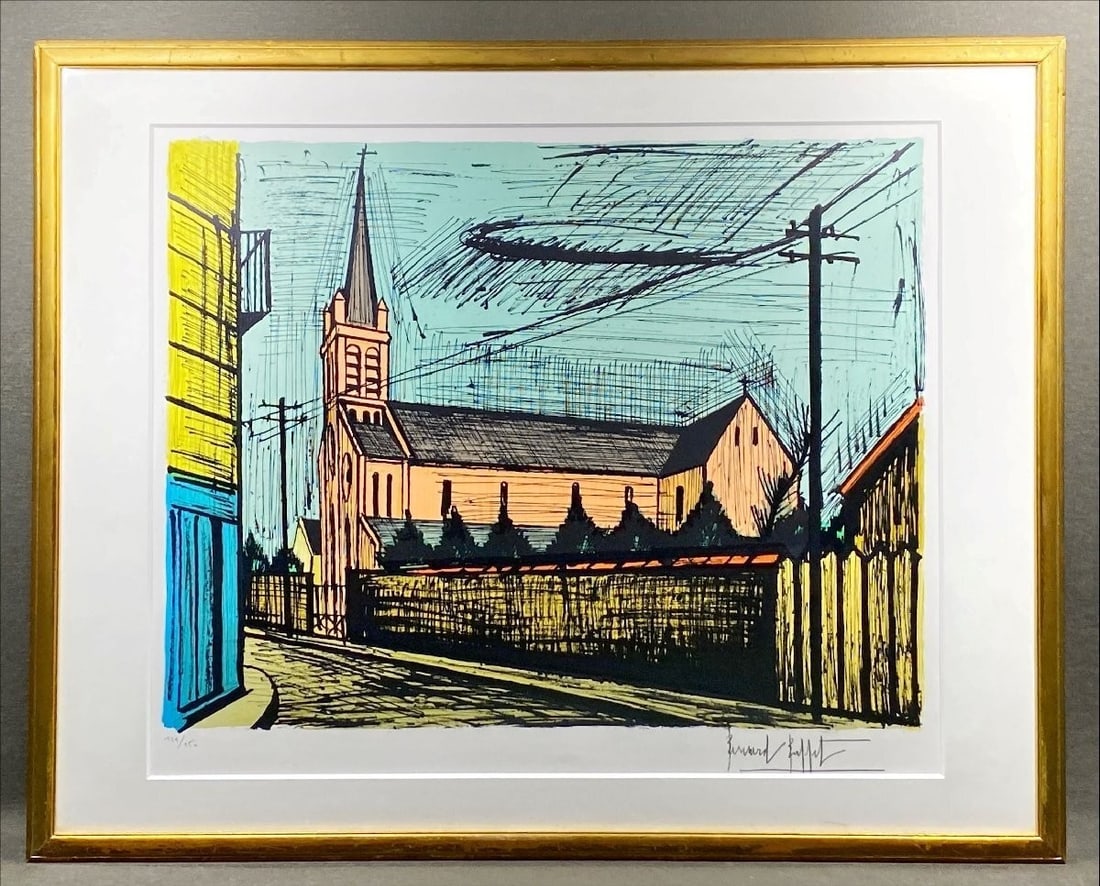 Strict Rules Apply To Bernard Buffet Original 1984 Lithograph (1 of 8)