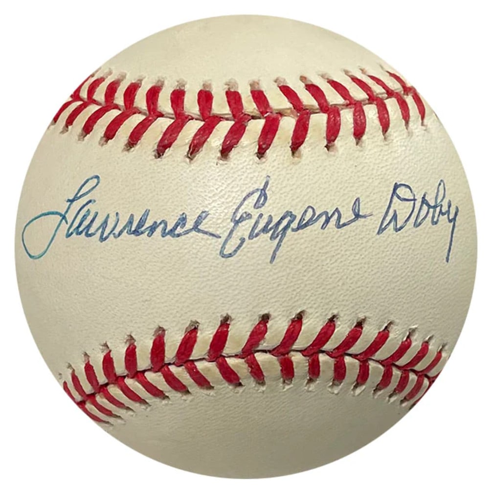 Lawrence Eugene Doby Autographed Baseball PSA (1 of 3)