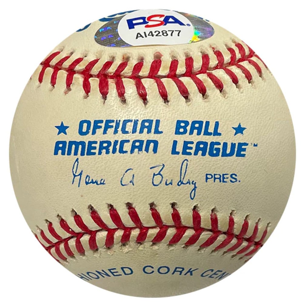 Lawrence Eugene Doby Autographed Baseball PSA - 2
